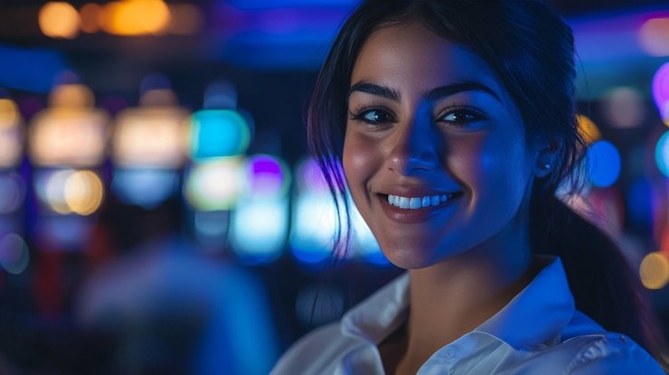 JILI live-dealer baccarat with real dealer and multi-camera feed